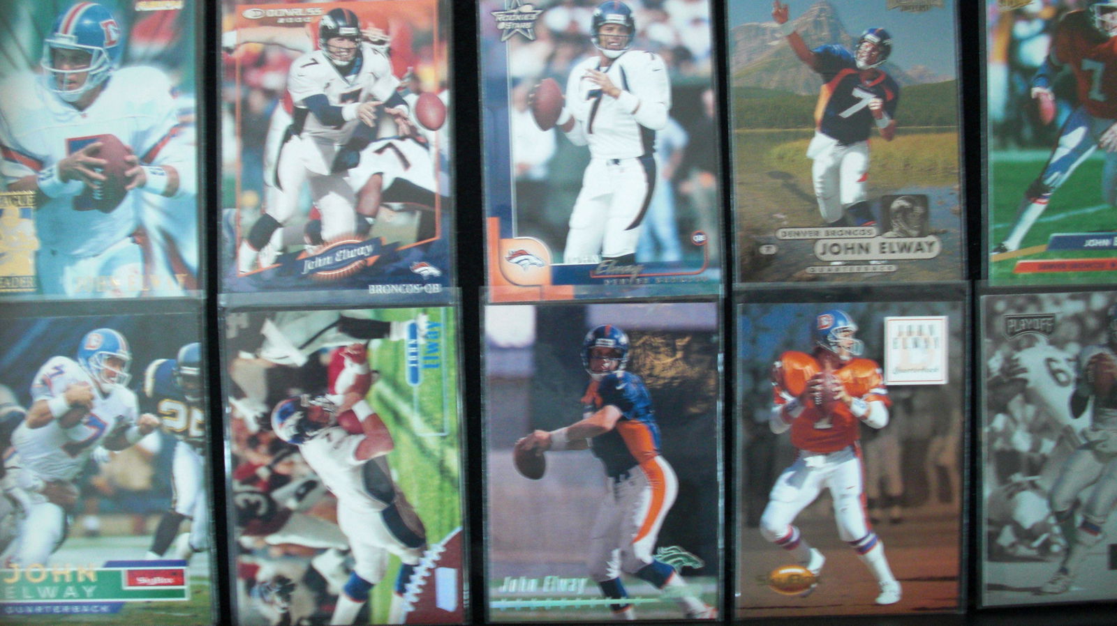 lot of 10 john elway cards (1 of 1)