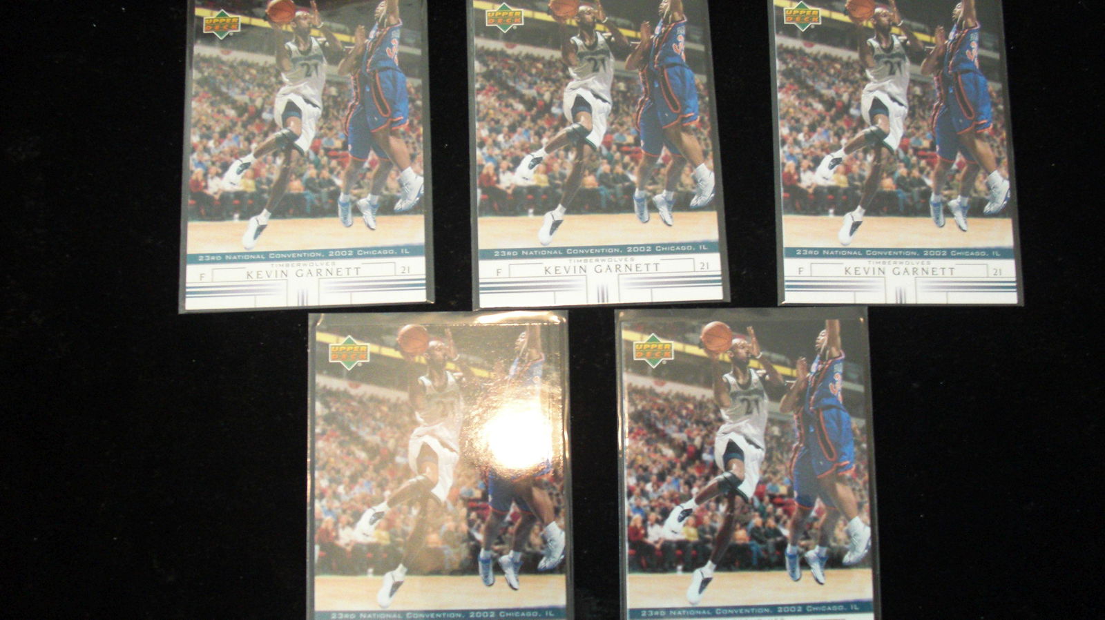 lot of 5 kevin garnett cards (1 of 1)