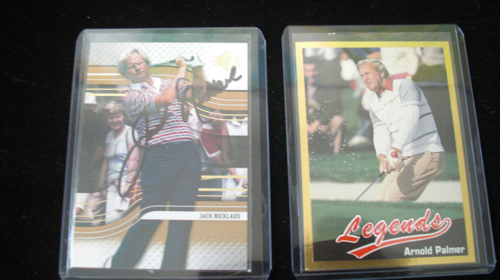 lot of 2 jack nicklaus cards 1 singned no coa (1 of 1)