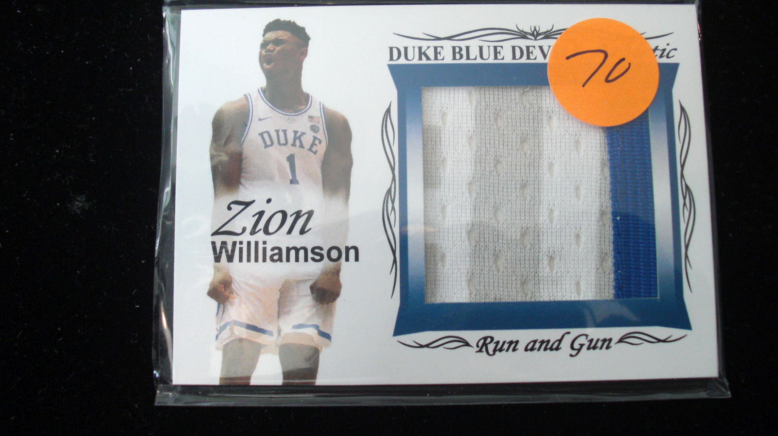 duke zion williamson jersey card (1 of 1)