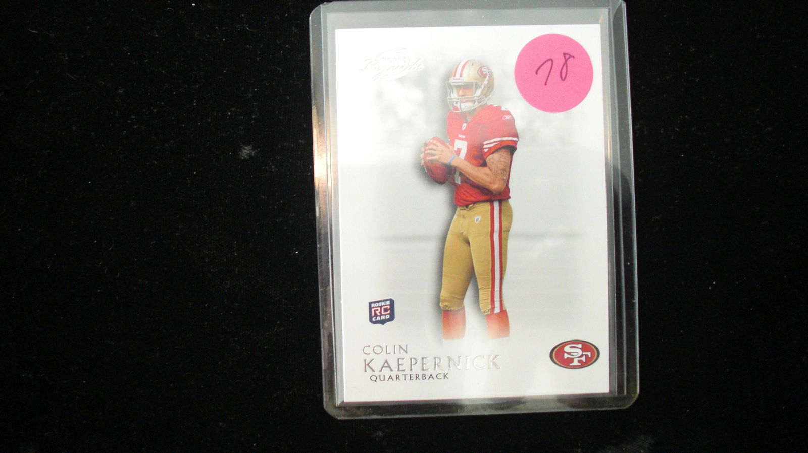 2011 colin kaepernick rookie topps finest (1 of 1)