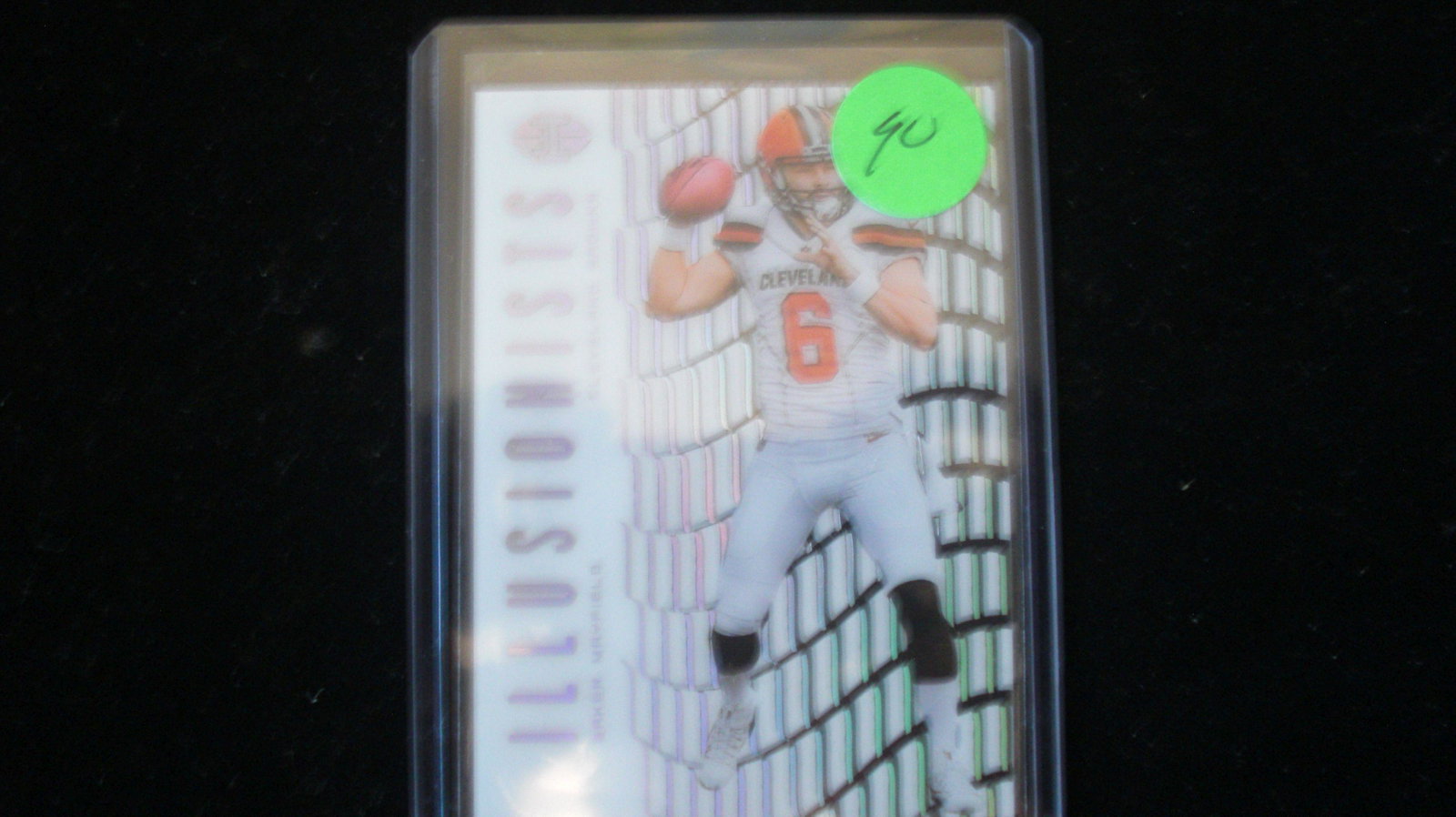 baker mayfield illusionists no.ILL-BM: in top loader
