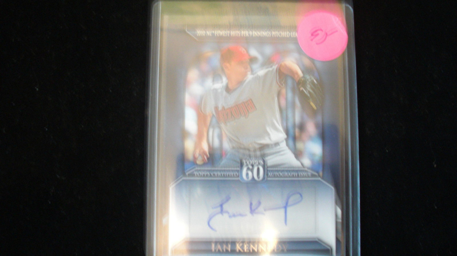 ian kennnedy signature no.t60a-ik: diamondbacks