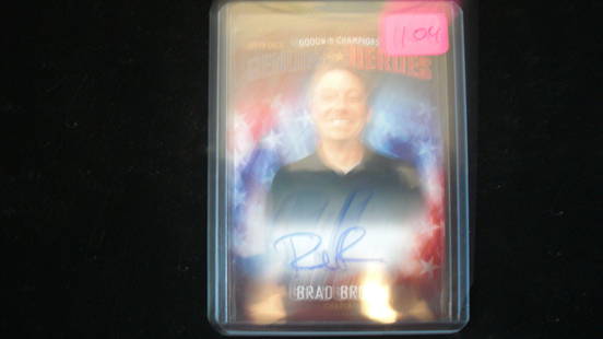 brad brown signature card: heroes