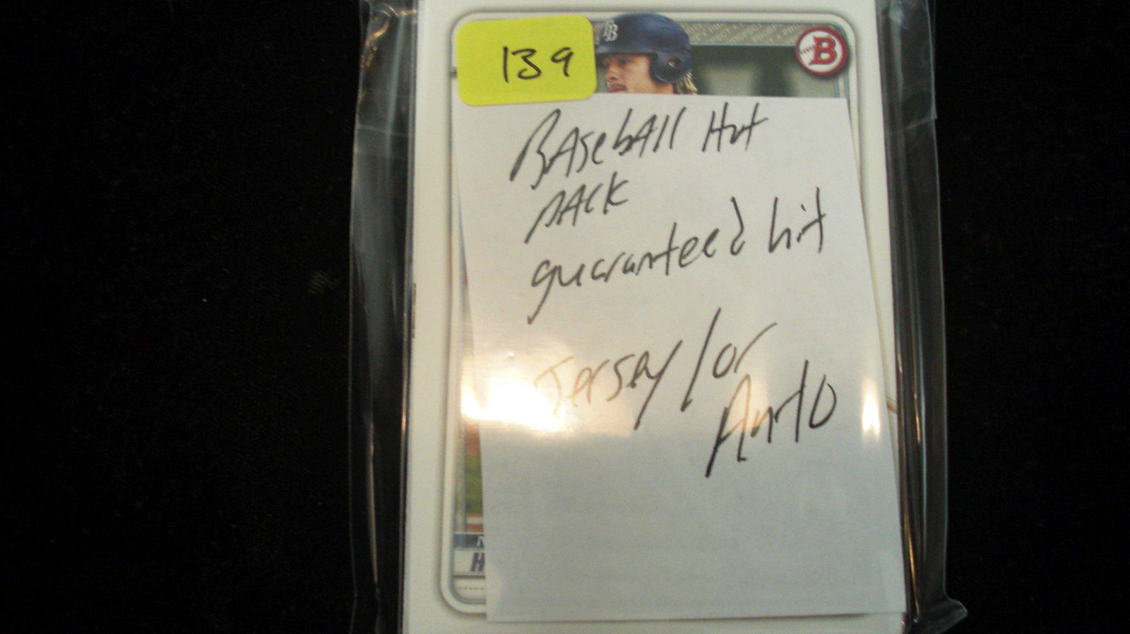 baseball hotpack guaranteed hit jersey or auto (1 of 1)