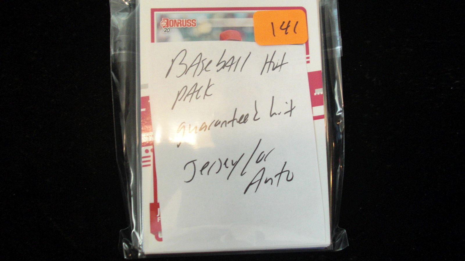 baseball hotpack guaranteed hit jersey or auto (1 of 1)
