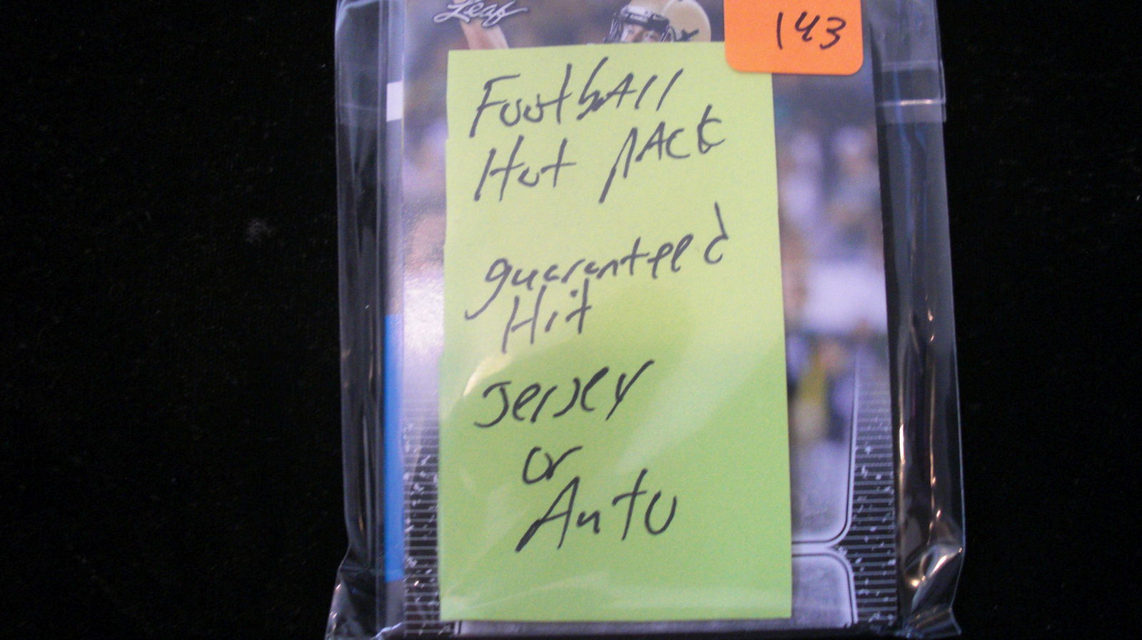 football hotpack auto or jersey guaranteed (1 of 1)