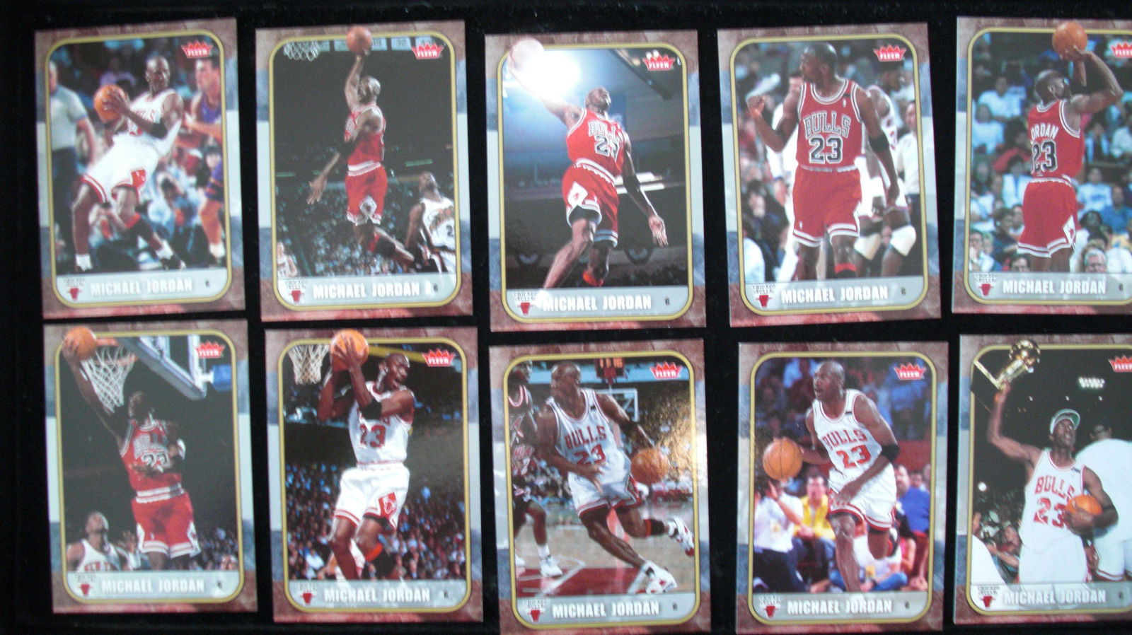 lot of 10 michael jordan cards (1 of 1)