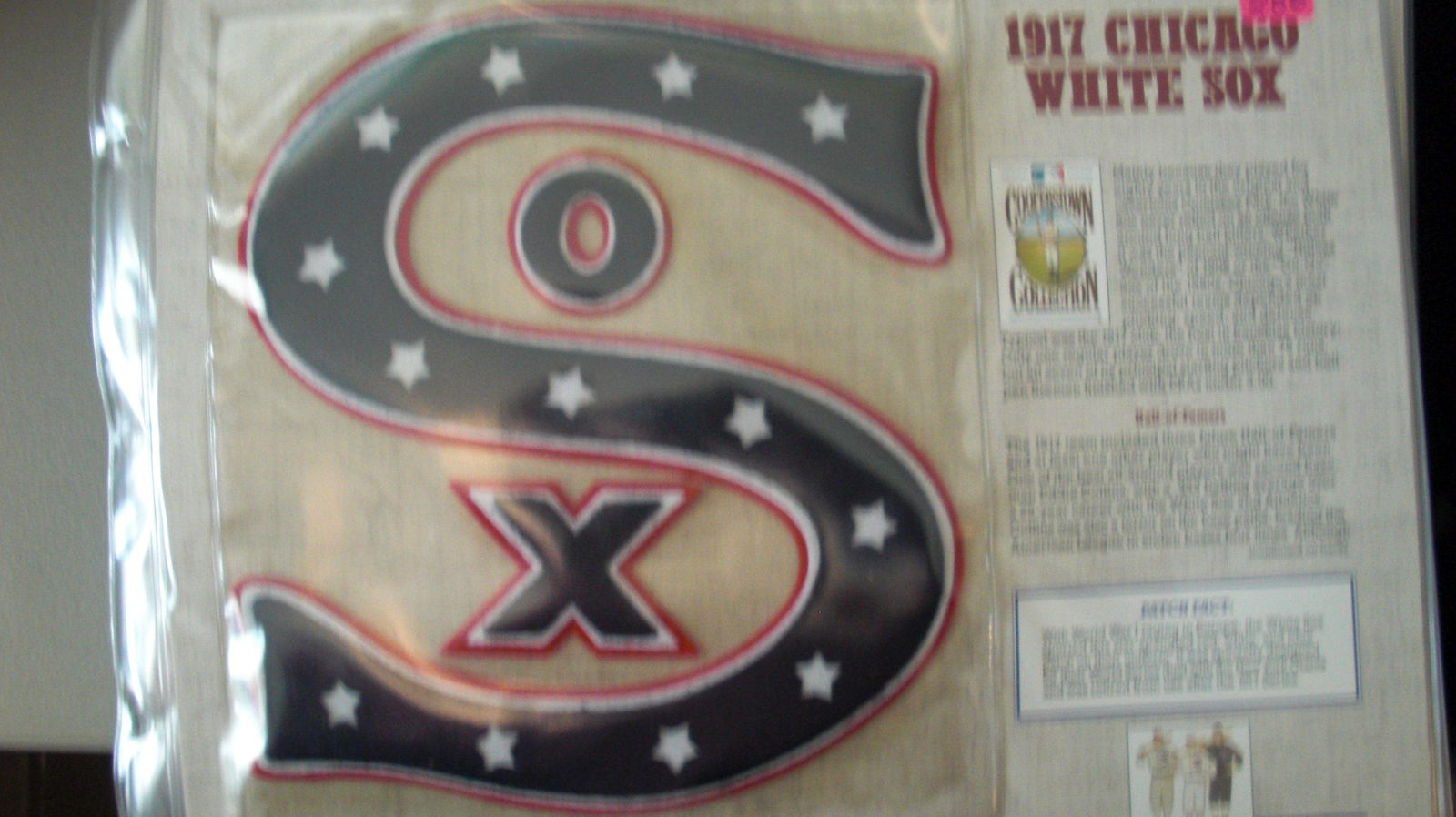 vintage baseball patch 1917 chicago white sox (1 of 1)