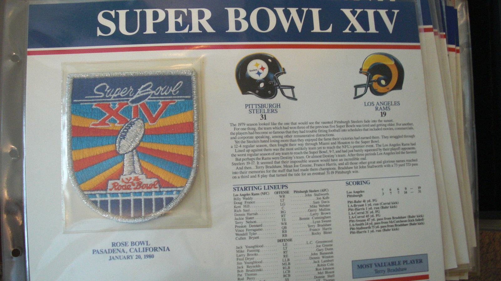 vintage super bowl patch XIV (1 of 1)