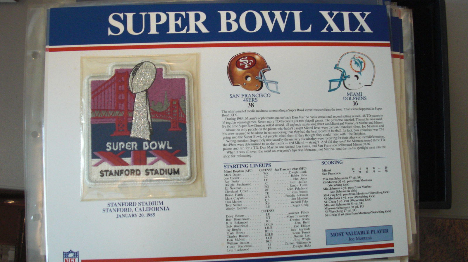 vintage super bowl patch XIX (1 of 1)