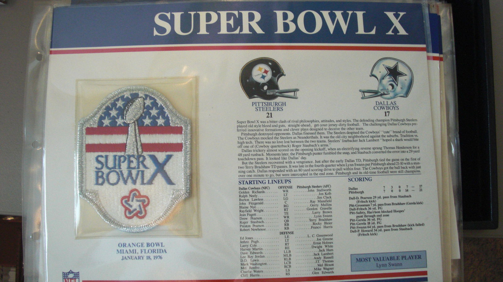 vintage super bowl patch X (1 of 1)
