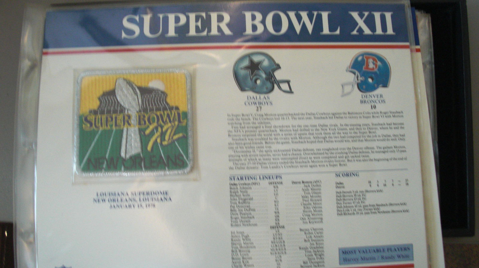 vintage super bowl patch XII (1 of 1)