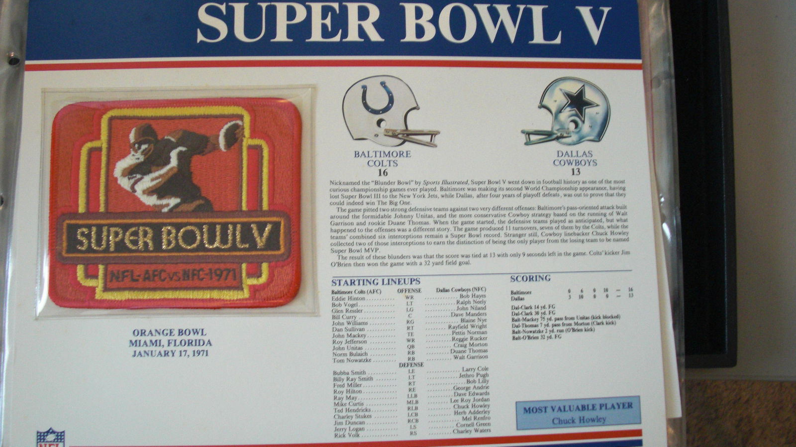 vintage super bowl patch V (1 of 1)