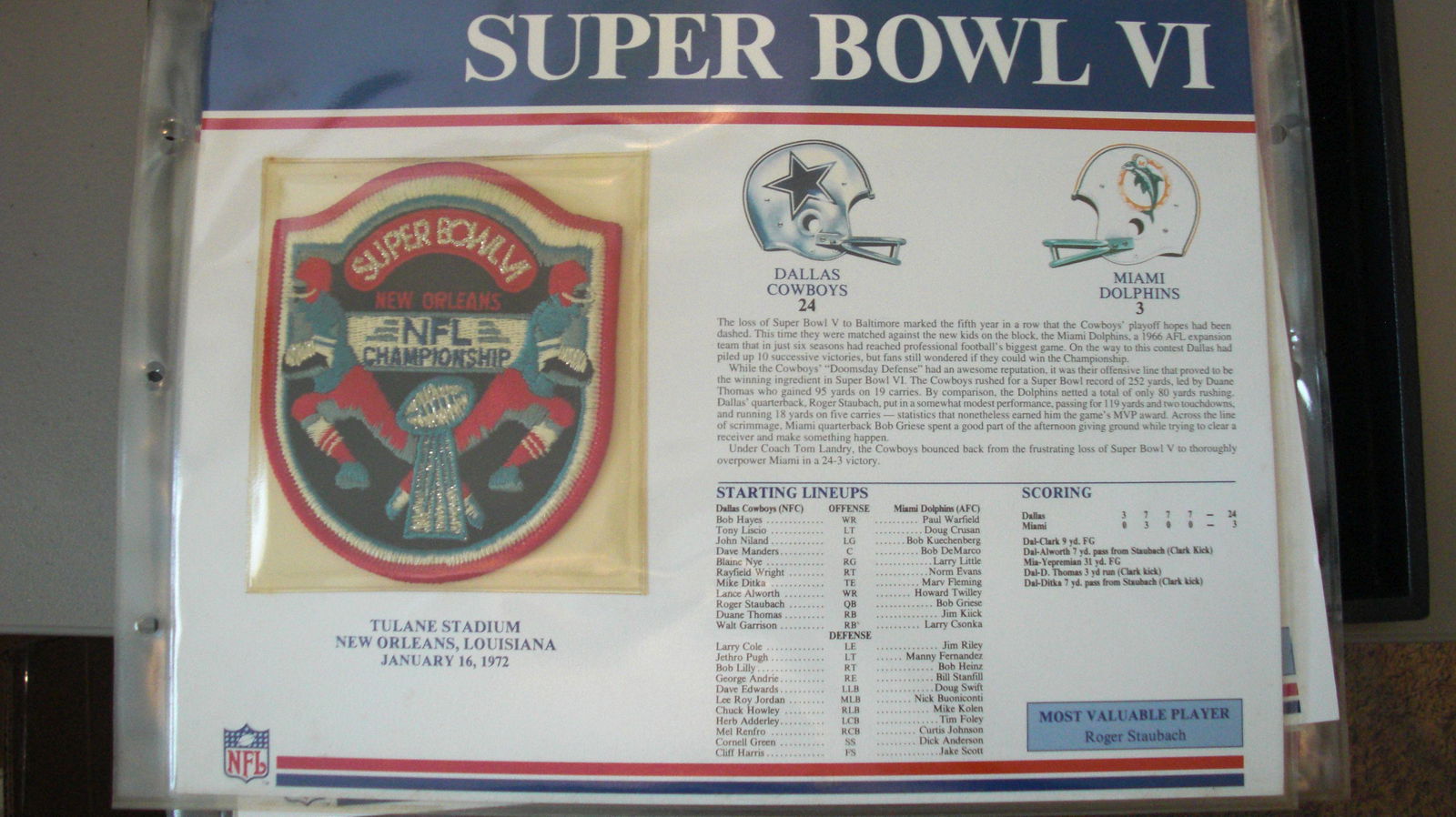 vintage super bowl patch VI (1 of 1)