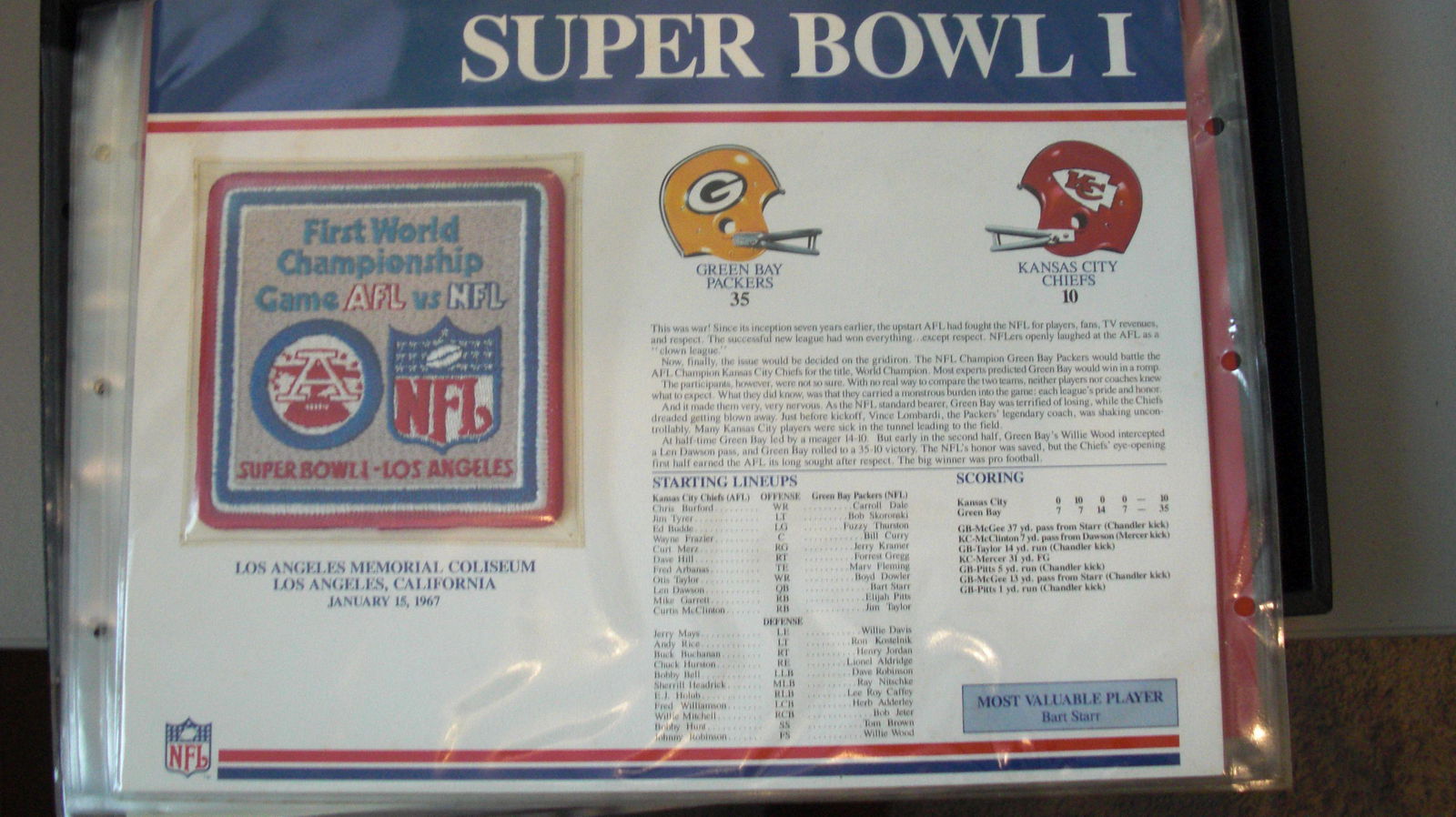 vintage super bowl patch I (1 of 1)