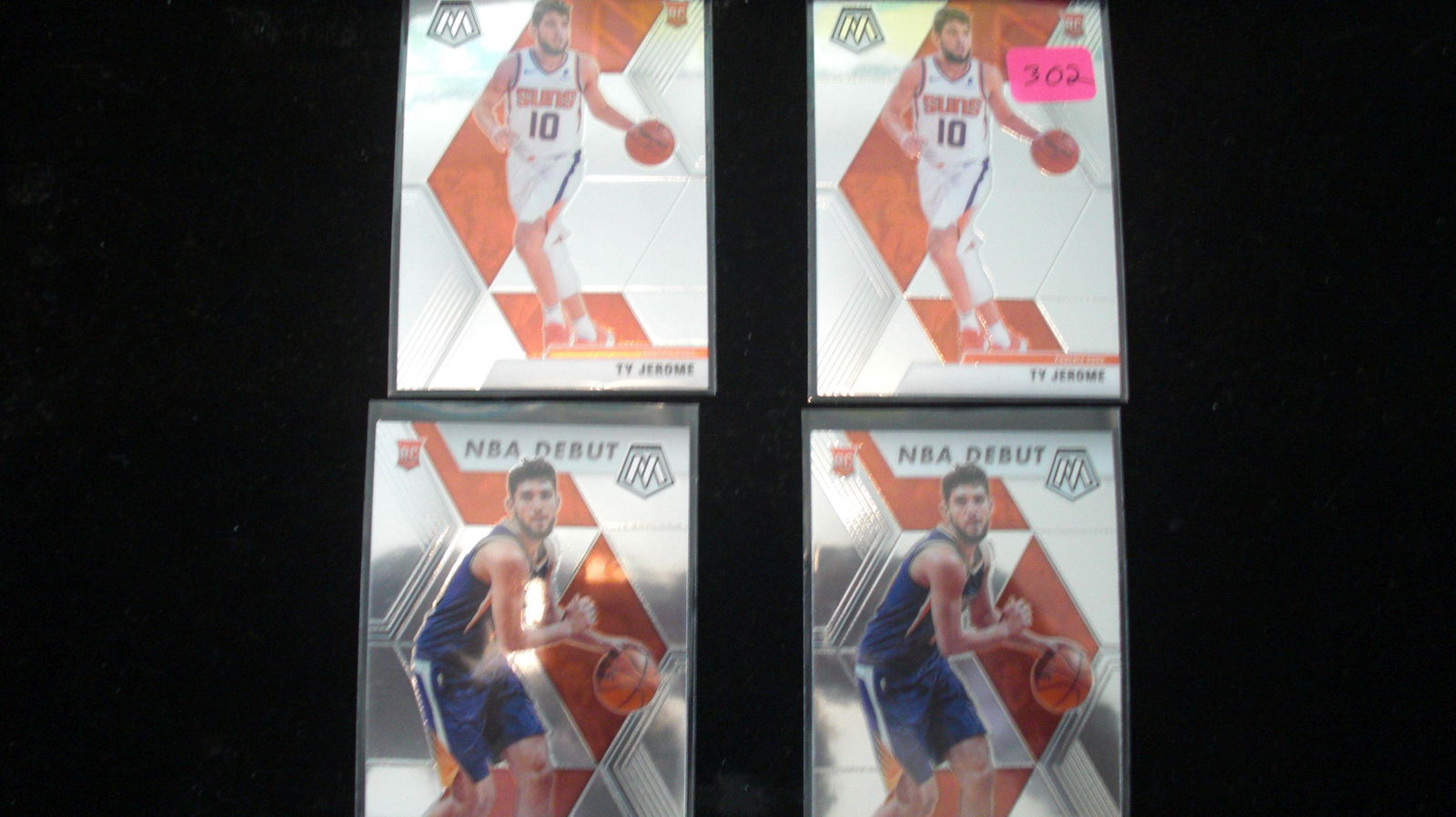 lot of 4 ty jerome mosaic rookie cards (1 of 1)