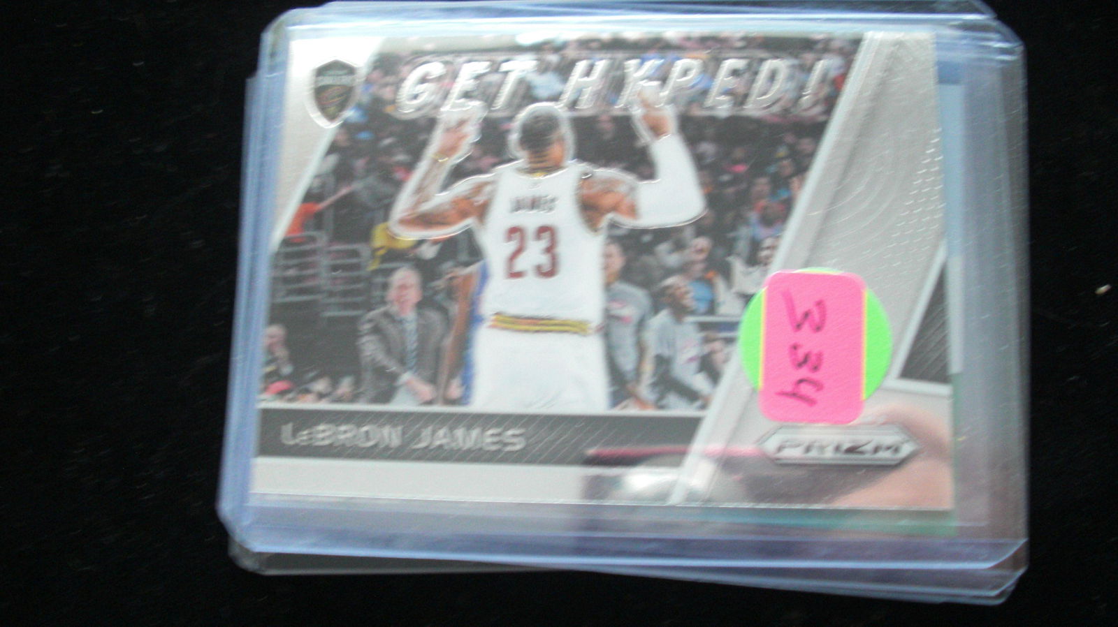 lebron james get hyped prizm no.gh-u (1 of 1)