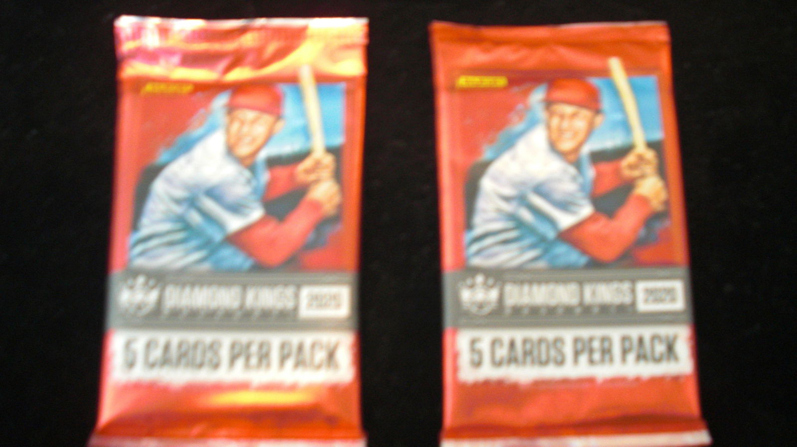 lot of 2 unopened baseball packs (1 of 1)