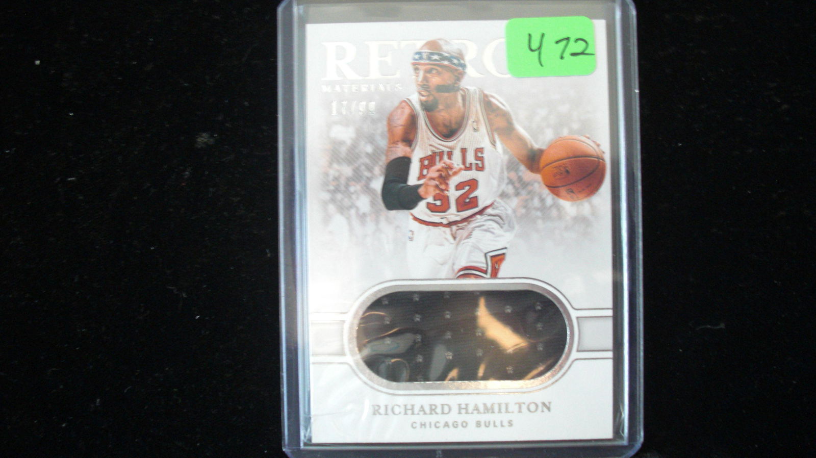 2020 national treasures jersey richard hamilton #17/99 (1 of 1)