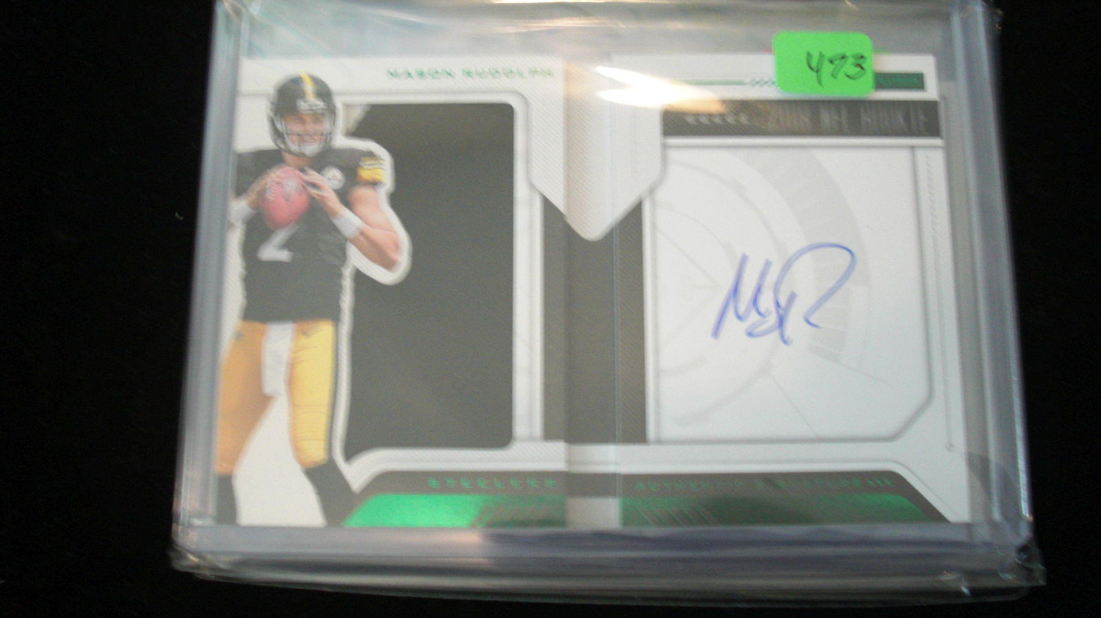 2018 playbook mason rudolph signature/patch #06/25 (1 of 1)