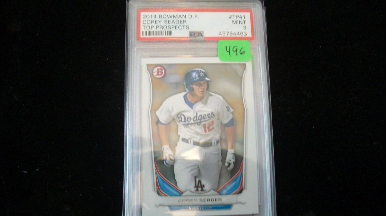 psa graded 2014 corey seagar mint 9 (1 of 1)