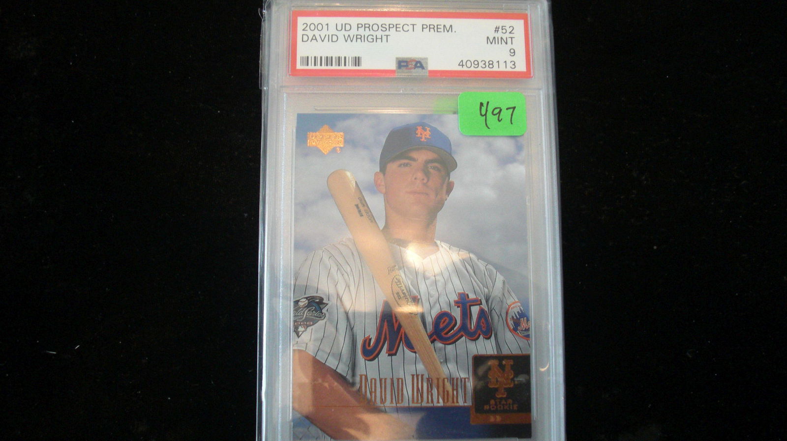 psa graded 2001 david wright mint 9 (1 of 1)