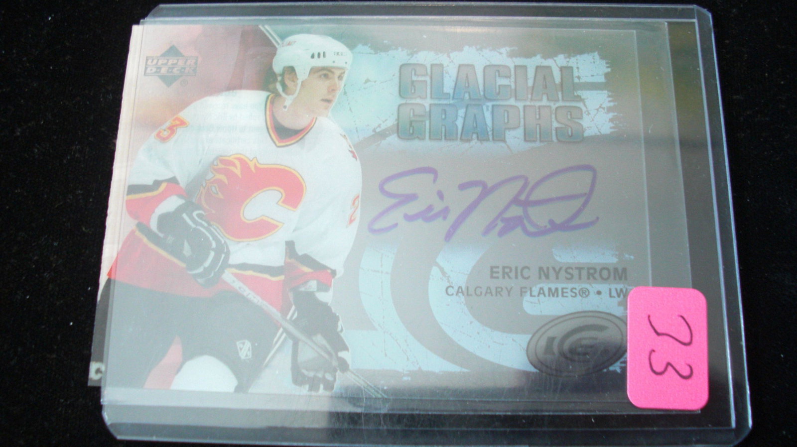 eric nystrom signature card: upper deck