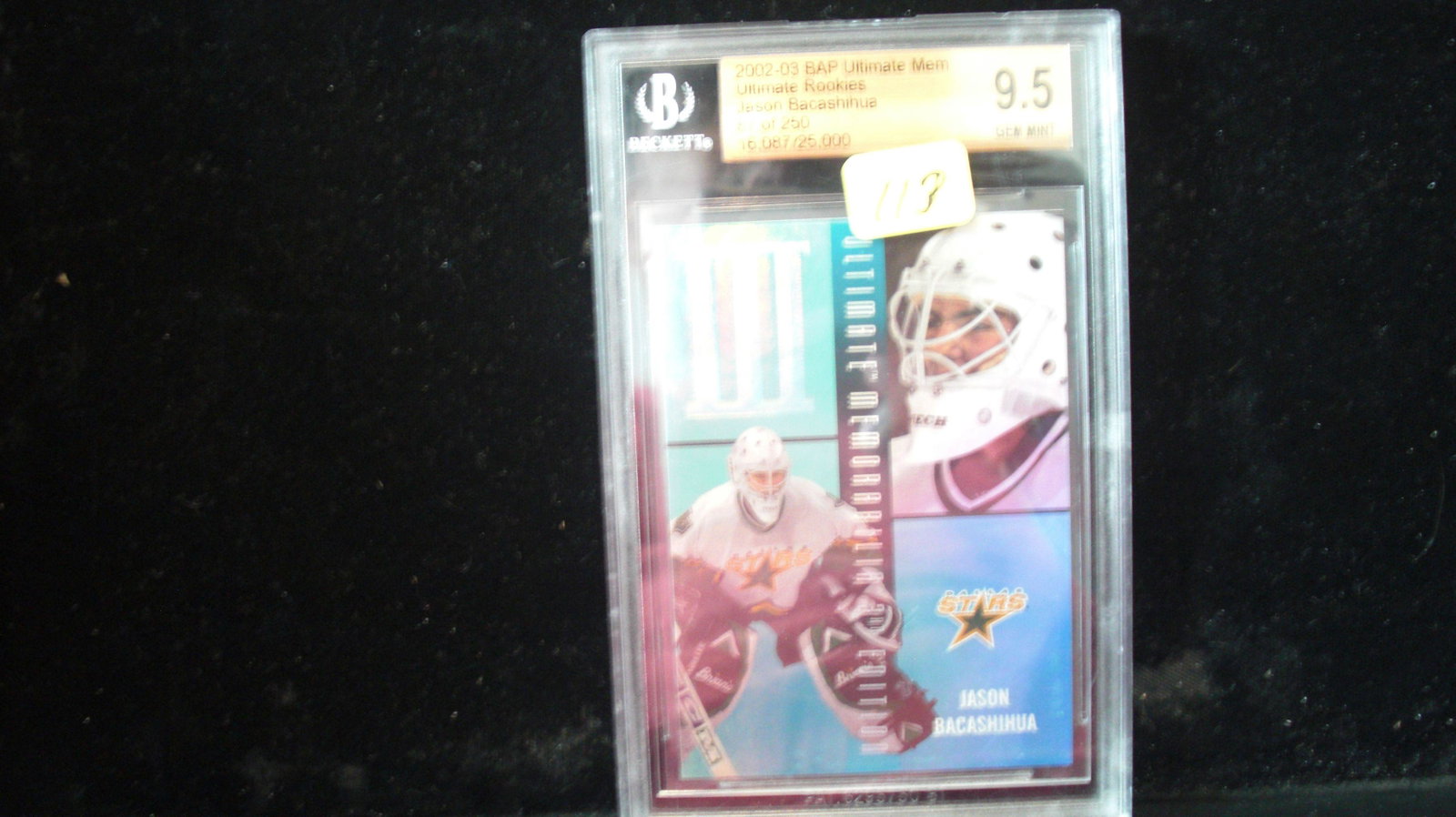 graded beckett jason bacashihua mint 9.5: nice graded card