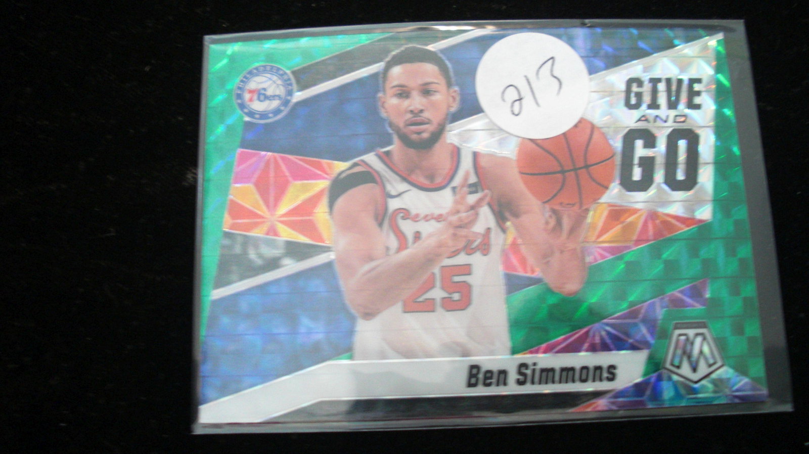 ben simmons mosaic give and go: 76'rs