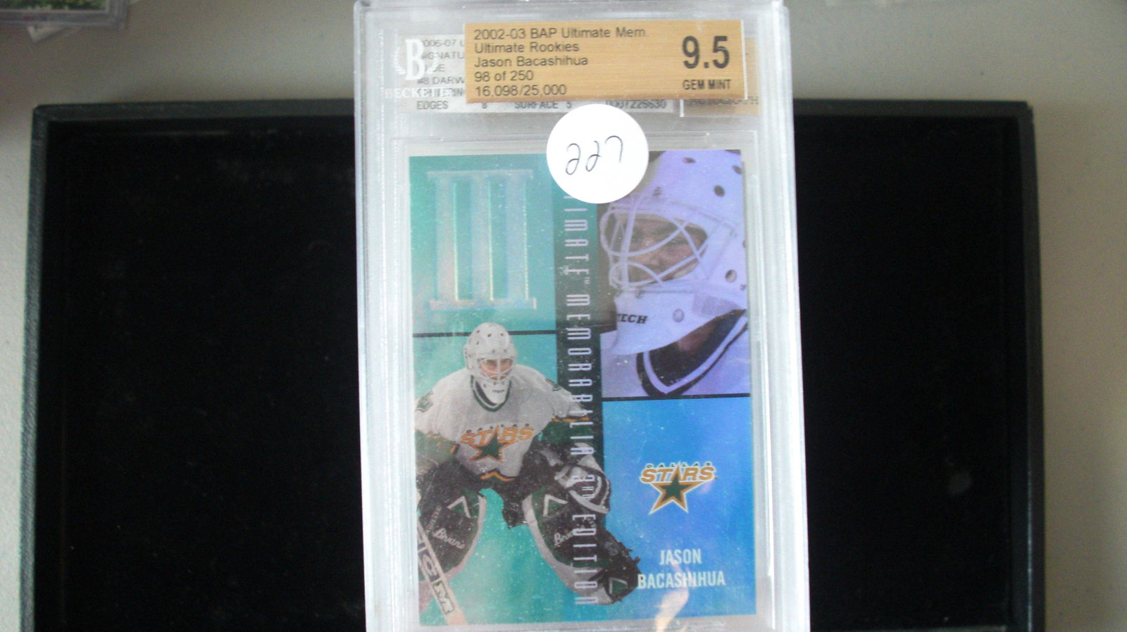 graded beckett jason bacashihua mint 9.5: nice graded card