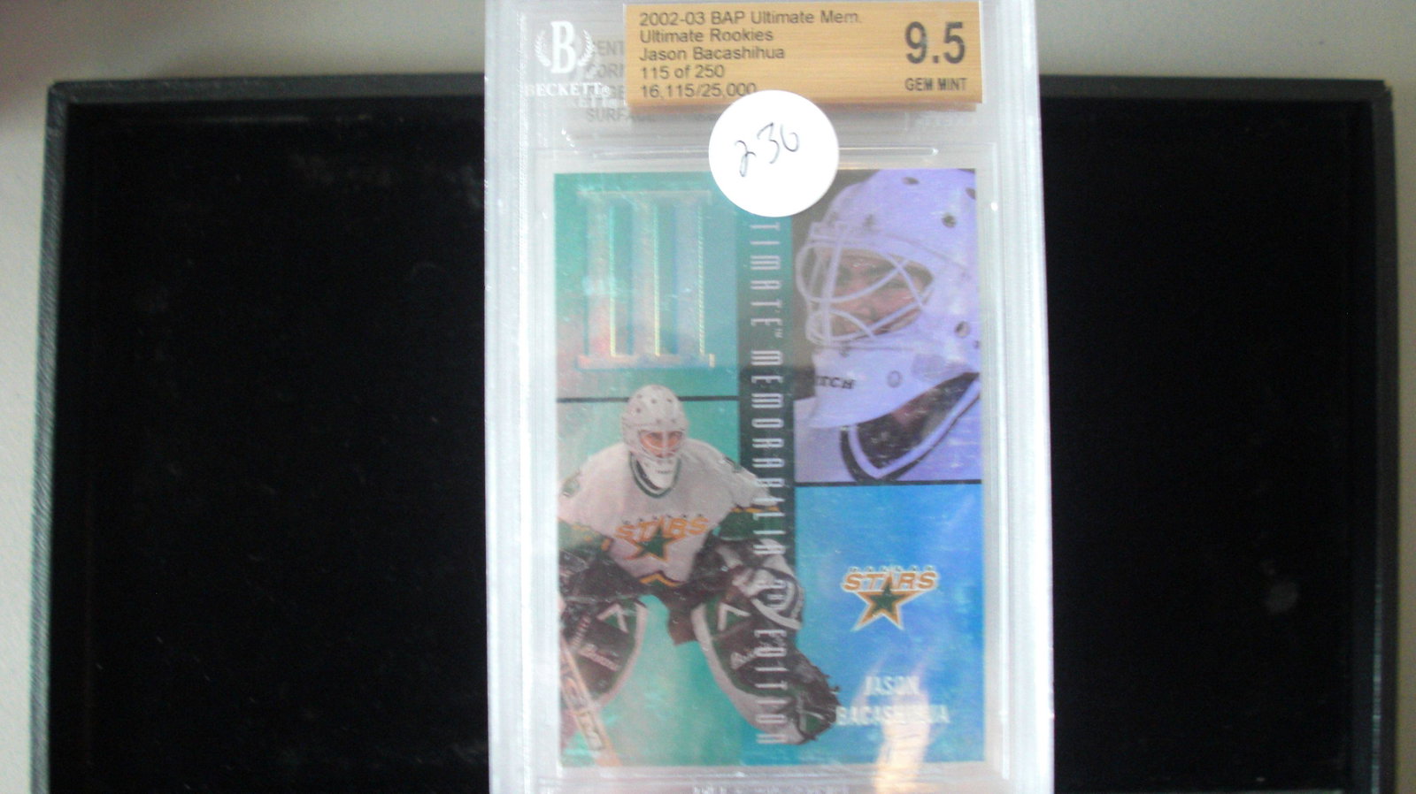 graded beckett jason bacashihua mint 9.5: nice graded card