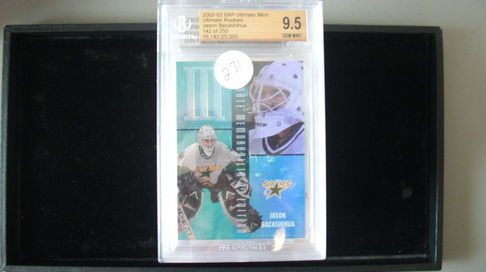 graded beckett jason bacashihua mint 9.5: nice graded card