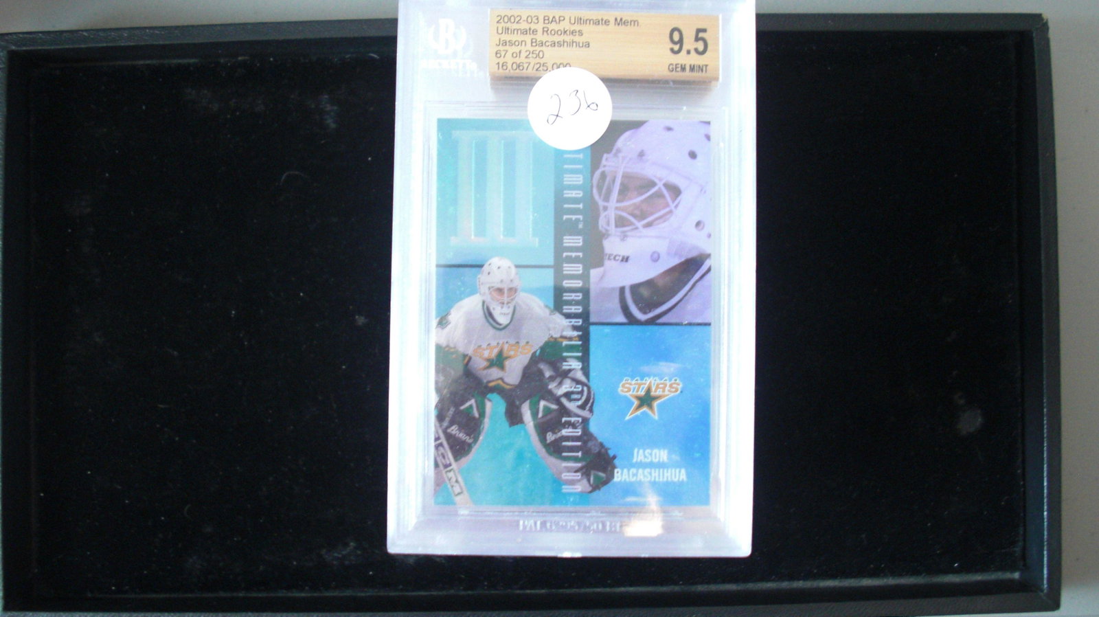 graded beckett jason bacashihua mint 9.5: nice graded card