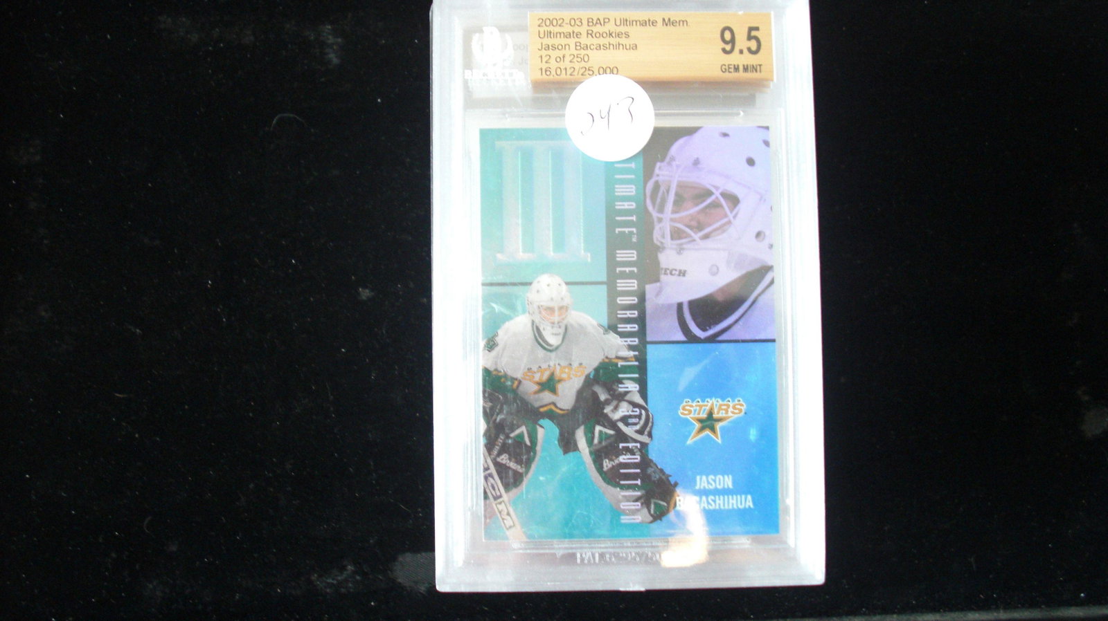 graded beckett jason bacashihua mint 9.5: nice graded card