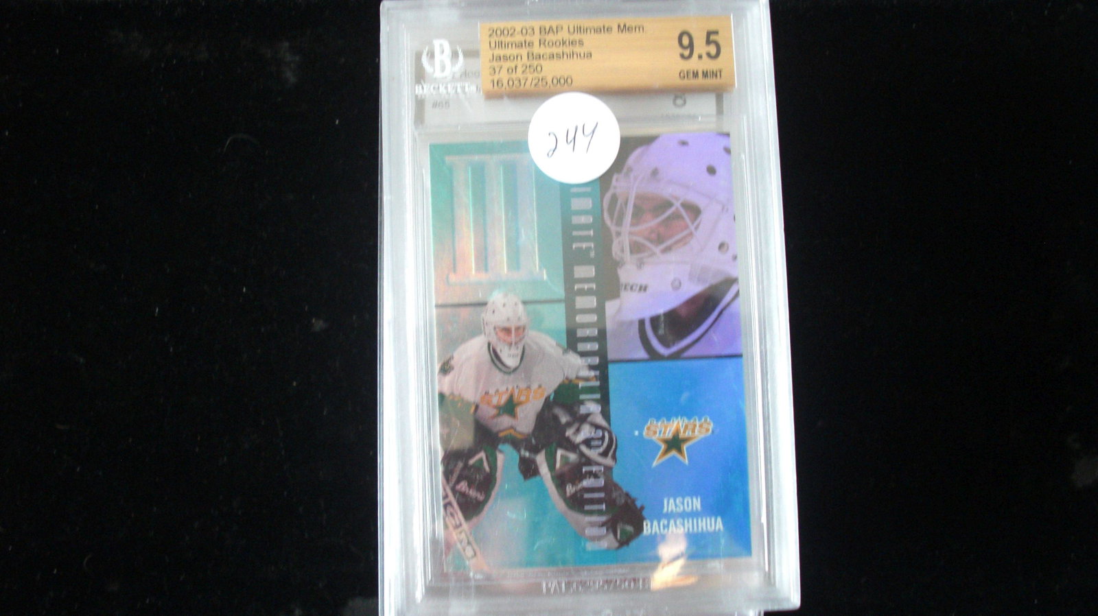 graded beckett jason bacashihua mint 9.5: nice graded card