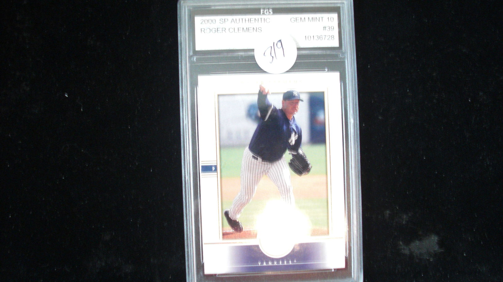 graded fgs roger clemens mint 10: graded card lot