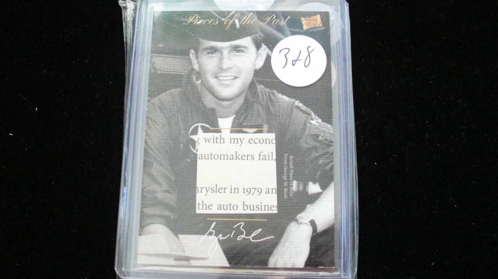 the bar 1/1 george bush: in top loader