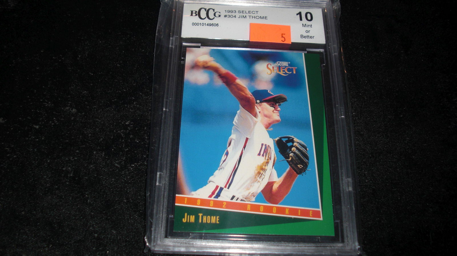 beckett graded jim thome mint 10 (1 of 1)