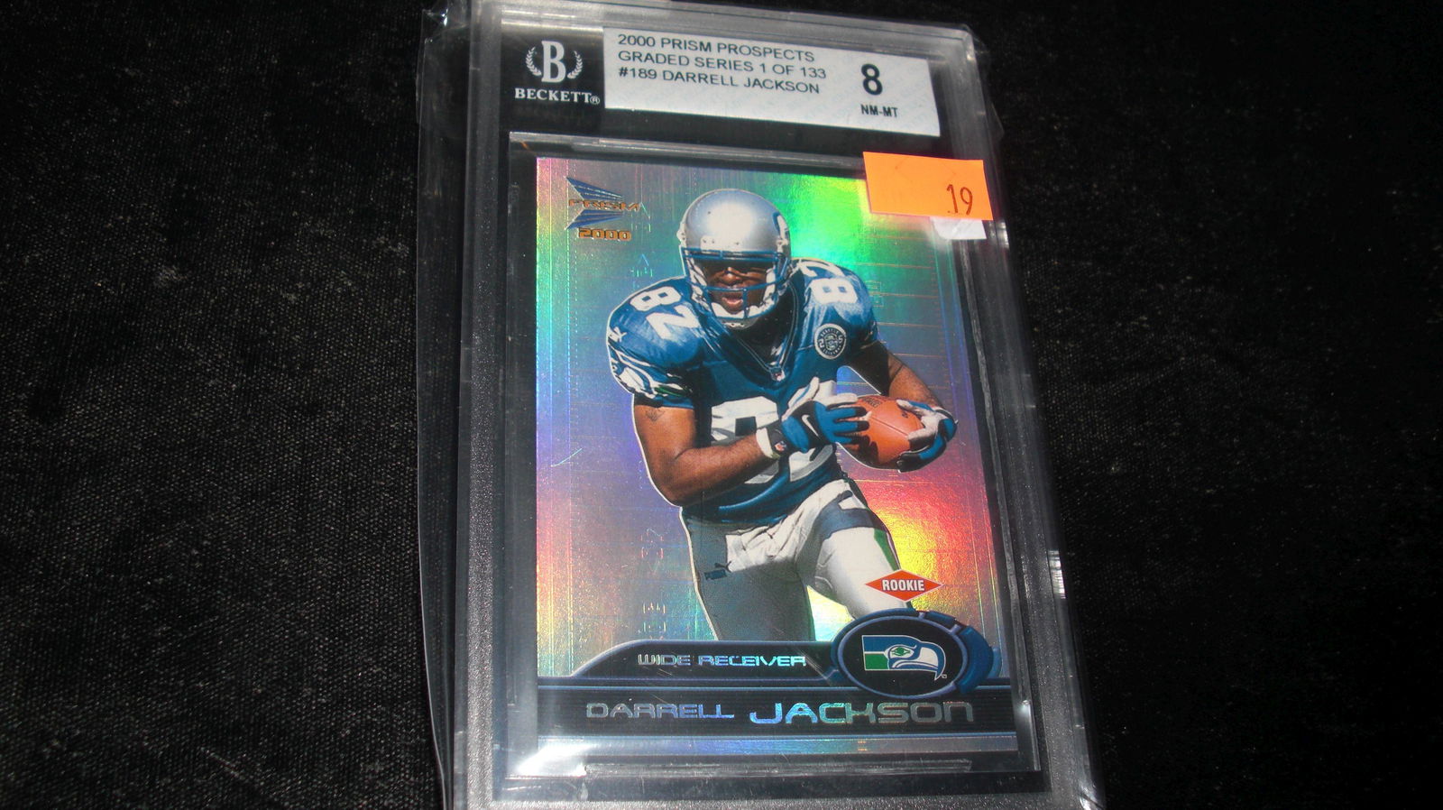beckett graded darrell jackson mint 8 #0038/1000 (1 of 1)