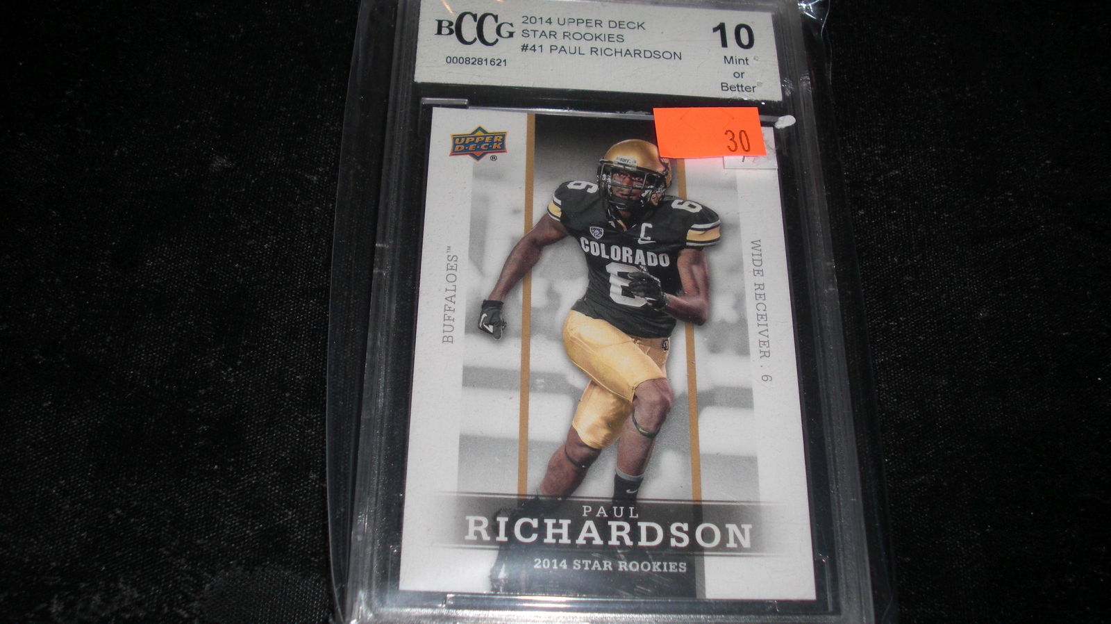 beckett graded paul richardson mint 10 (1 of 1)