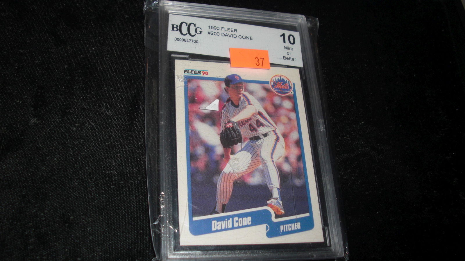 beckett graded david cone mint 10 (1 of 1)