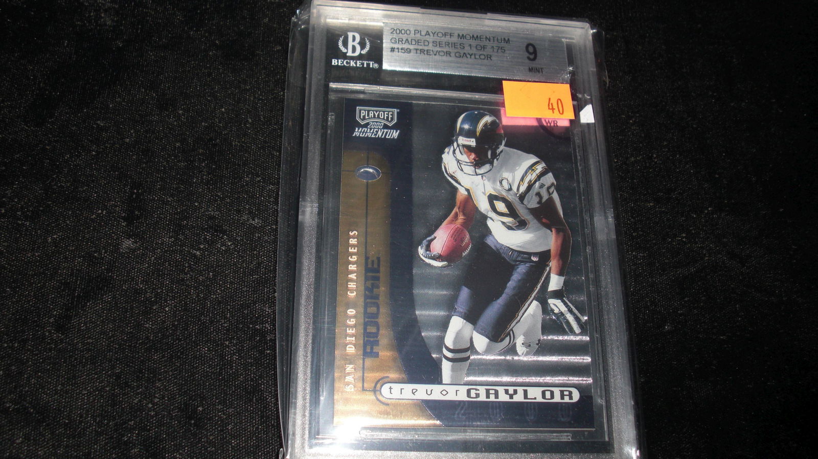 beckett graded trevor gaylor mint 9 #048/750 (1 of 1)