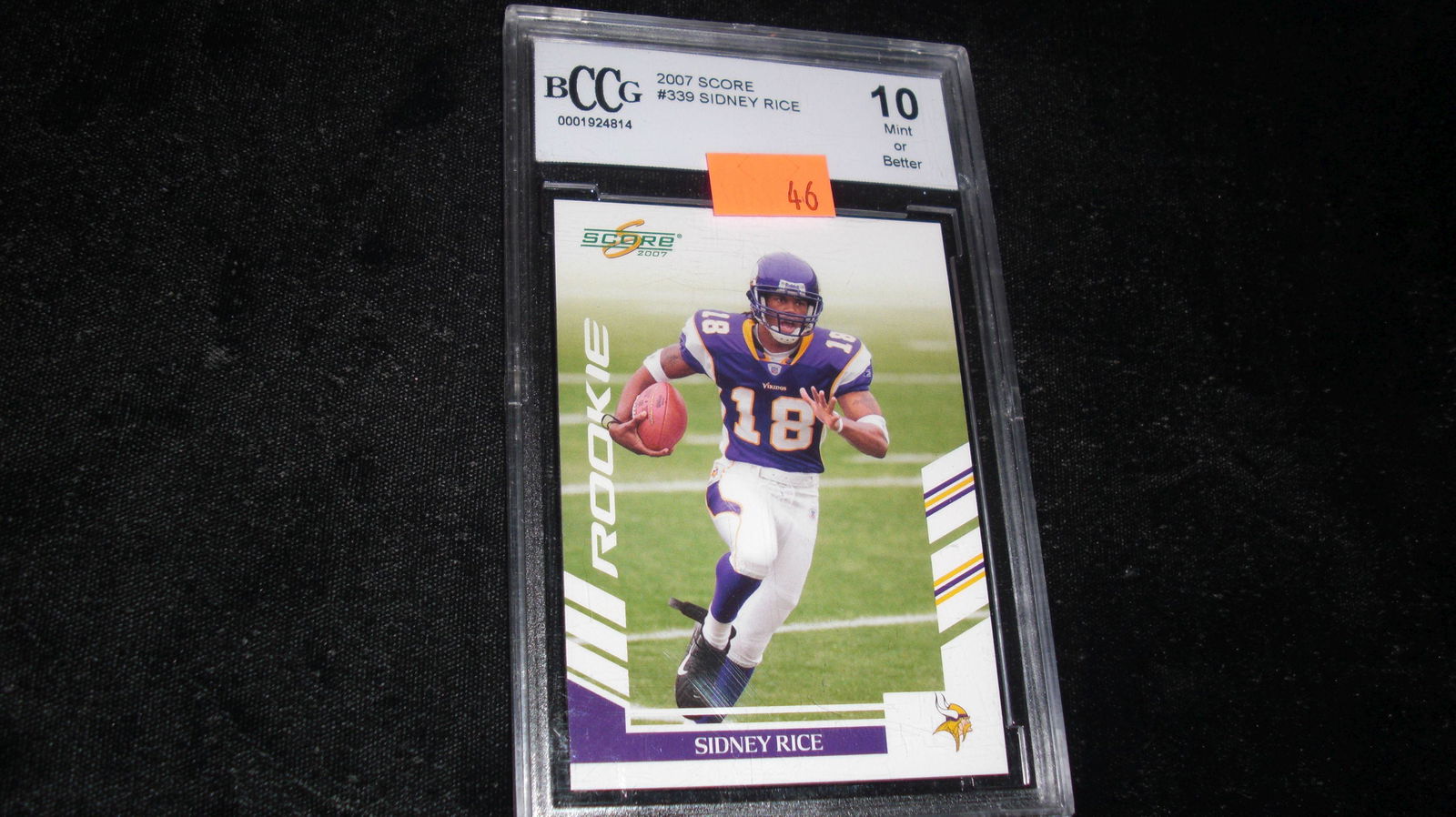 beckett graded sidney rice mint 10 (1 of 1)