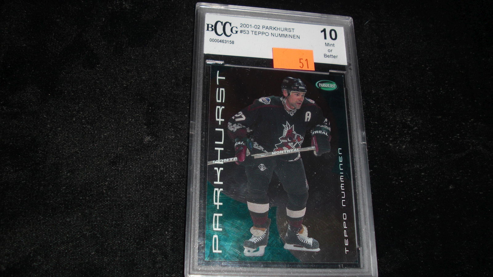 beckett graded teppo numminen mint 10 (1 of 1)