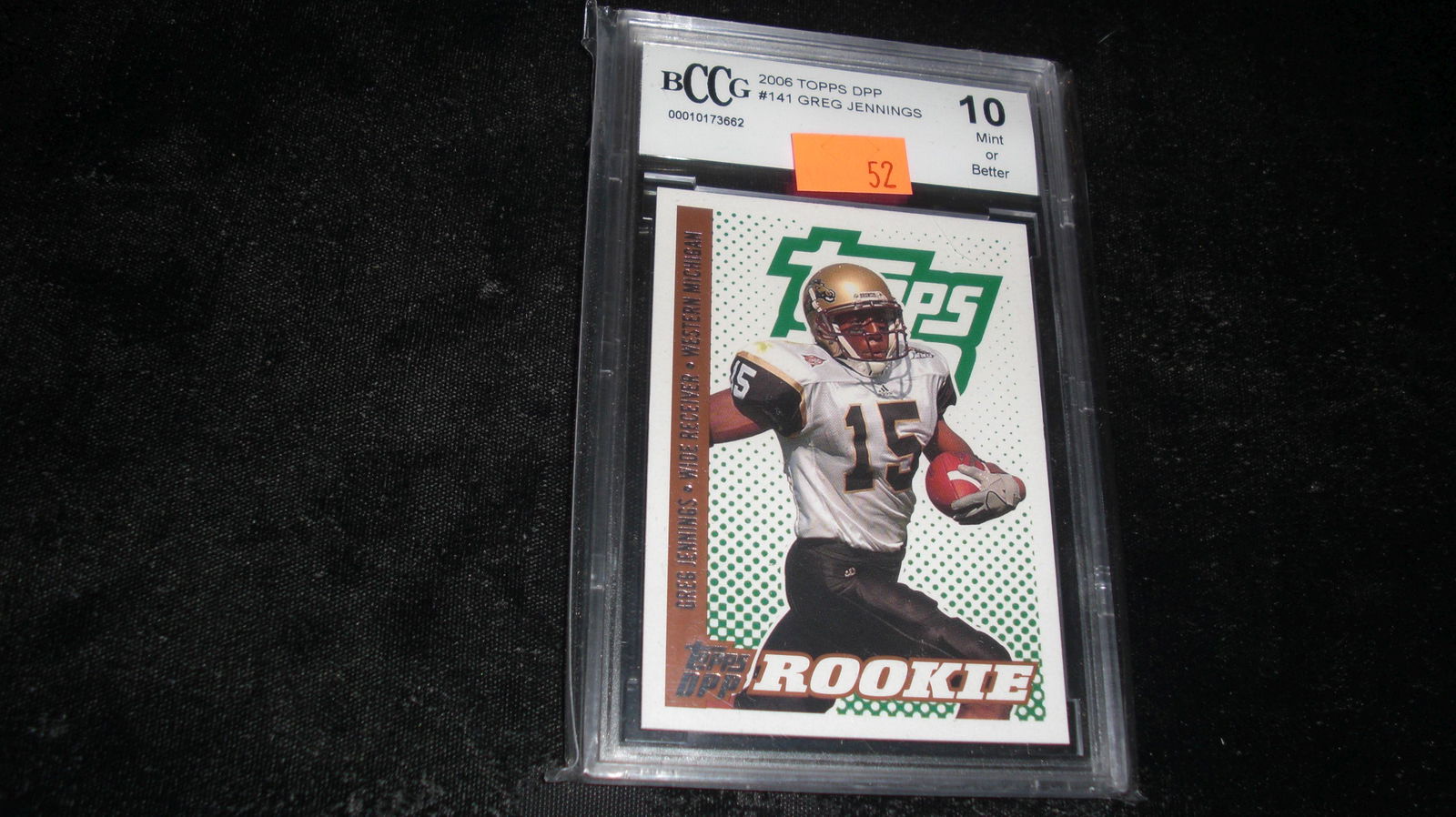beckett graded greg jennings mint 10 (1 of 1)