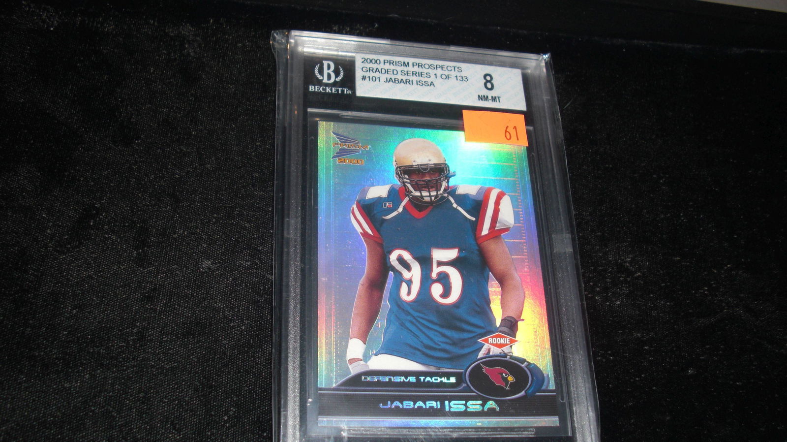 beckett graded jabiri issa mint 8 (1 of 1)