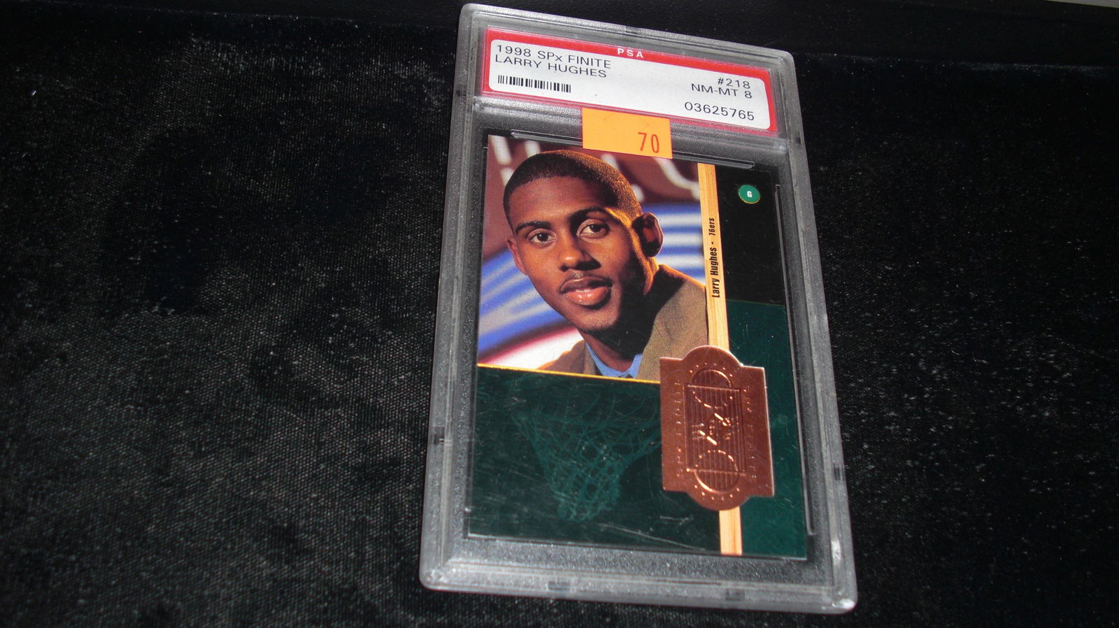 psa graded larry hughes mint 8 #0162/2500 (1 of 1)