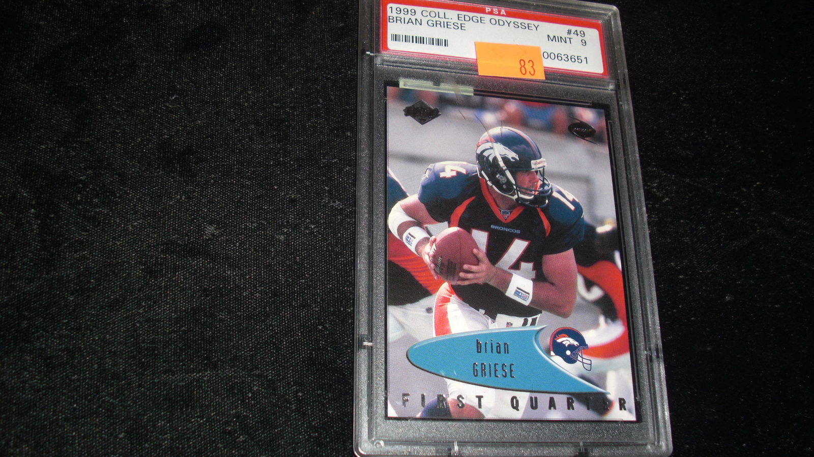 psa graded brian griese mint 9 (1 of 1)
