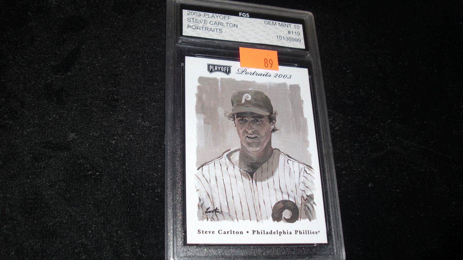 fgs graded steve carlton mint 10 (1 of 1)